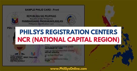 Registration Center – Philippine Identification System.